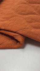 Jacken Doubleface Musselin Stepp Stoff Stepper rost