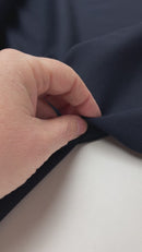 Romanit Jersey Stoff uni dunkelblau