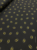 Baumwolle Stoff Batman schwarz