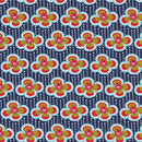 Baumwolle Webware Blumen blau Poppy Design
