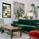 Baumwolle Weihnachten Adventskalender grün