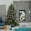 Baumwolle Weihnachten Adventskalender blau