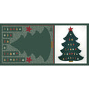 Baumwolle Weihnachten Adventskalender grün