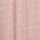 Beschichtete Baumwolle Stoff Punkte rosa Poppy Design