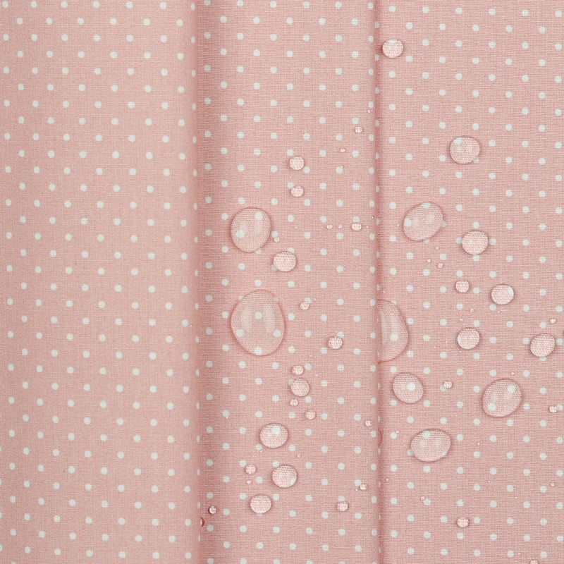 Beschichtete Baumwolle Punkte rosa Poppy Design