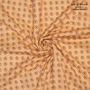 Fibre Mood Webware Stretch beige rot Muster