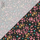 Fibre Mood Baumwolle schwarz Blumen