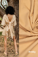 Fibre Mood Leinen Viskose uni camel