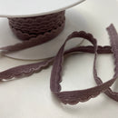 Elastic-Abschlusslitze 8mm taupe