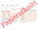Papierschnittmuster Schnittreif Frau Gina