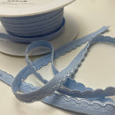 Elastic-Abschlusslitze 8mm hellblau