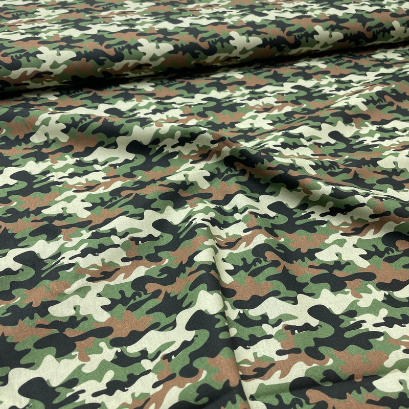 Baumwolle Camouflage grün Swafing Kim
