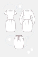 Papierschnittmuster Pattydoo Chloe Kleid