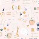 Baumwolle Nähen DIY Hobby rosa