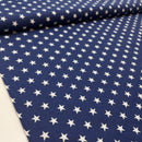 Baumwolle Sterne dunkelblau Swafing Carrie