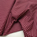 Baumwolle Weihnachten Baum dunkelrot Swafing Nordpool