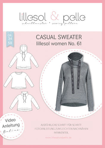 Papierschnittmuster Lillesol & Pelle No. 61 Casual Sweater