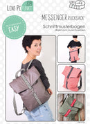 Papierschnittmuster Leni Pepunkt Messenger Rucksack
