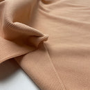 Fibre Mood Bündchen Stoff uni lachsfarben