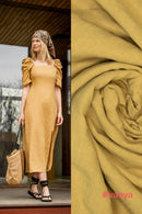 Fibre Mood Leinen uni gelb