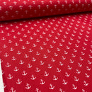 Baumwolle Anker rot Poppy Design