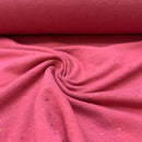 Sweat angeraut mit Sprenkeln Cosy Colors dunkelrosa