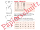 Papierschnittmuster Schnittreif Frau Vikki Kleid