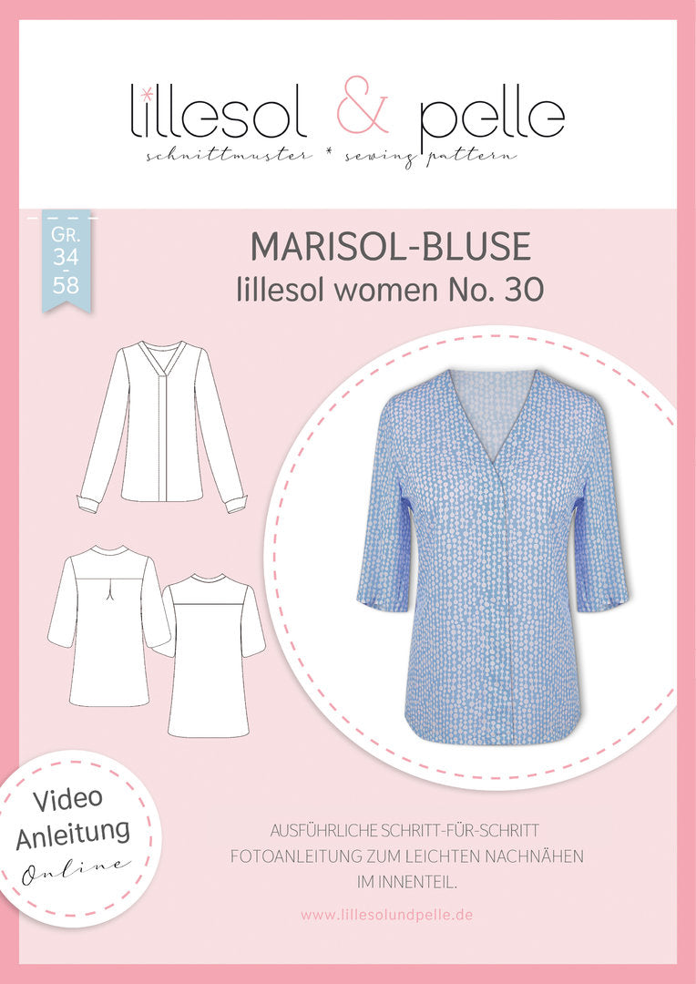Papierschnittmuster Lillesol & Pelle No. 30 Marisol Bluse