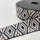 Veno Gurtband Ethno dunkelblau 38 mm