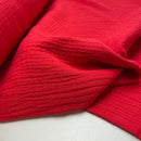 Musselin Double Gauze hellrot