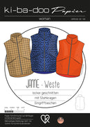 Papierschnittmuster Kibadoo Weste Janne