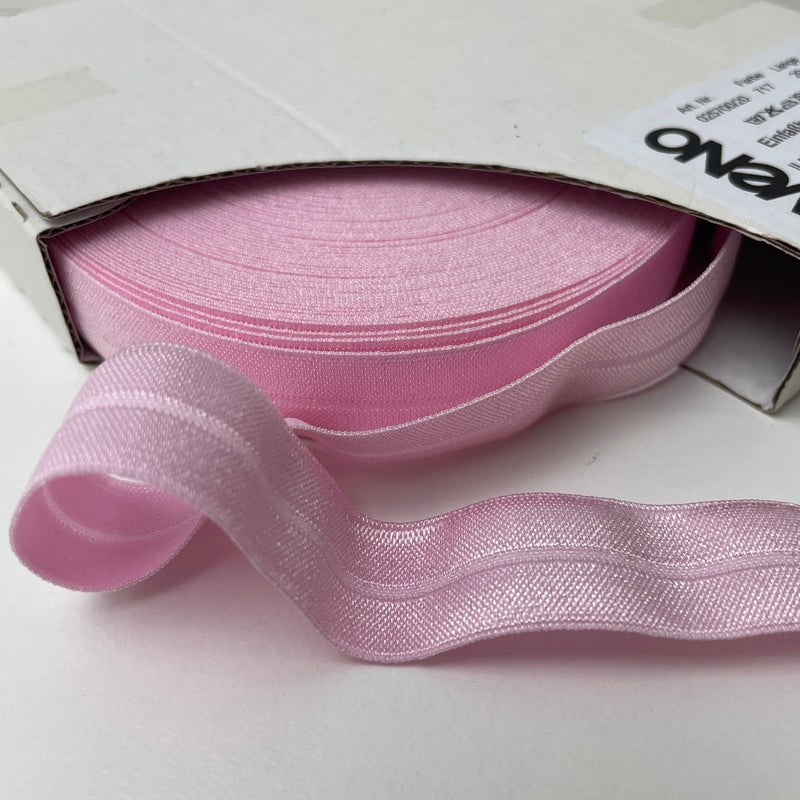 Veno Einfassband elastisch 20 mm rosa