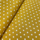 Poppy Baumwolle Sterne senfgelb