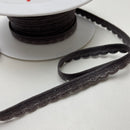 Elastic-Abschlusslitze 8mm anthrazit