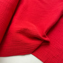 Musselin Double Gauze hellrot