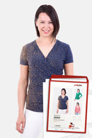 Papierschnittmuster Pattydoo Jessy Wickelshirt