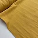 Gewebte Baumwolle kariert senfgelb