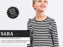 Papierschnittmuster Schnittreif Sara Rüschenshirt Kinder