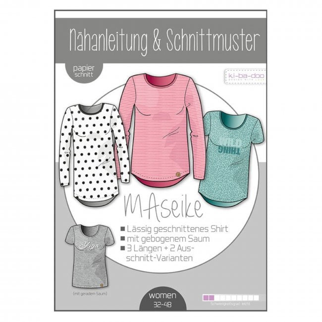 Papierschnittmuster Kibadoo Maseike Shirt