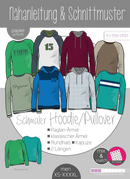 Papierschnittmuster Kibadoo Mix & Match Hoodie Pullover