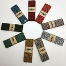 Jersey-Schrägband Leo olivgrün