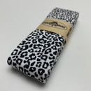 Jersey-Schrägband Leo weiß