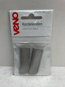 Veno Kordelenden Lederimitat silber