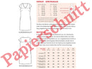 Papierschnittmuster Schnittreif Frau Alva