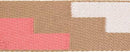 Veno Gurtband rosa beige 38 mm