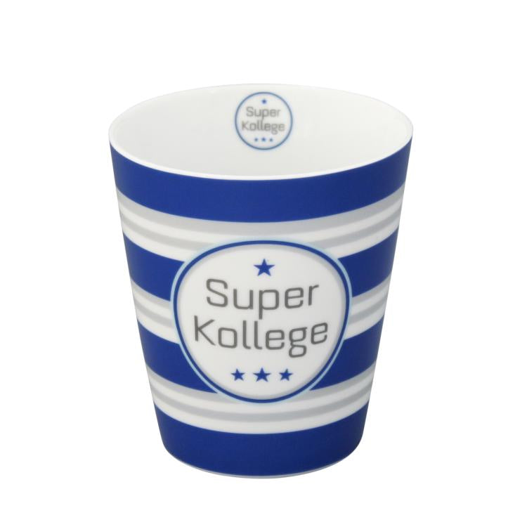 Krasilnikoff Happy Mug Porzellan Becher Super Kollege