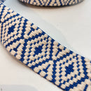 Veno Gurtband Ethno blau 38 mm