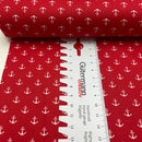 Baumwolle Anker rot Poppy Design