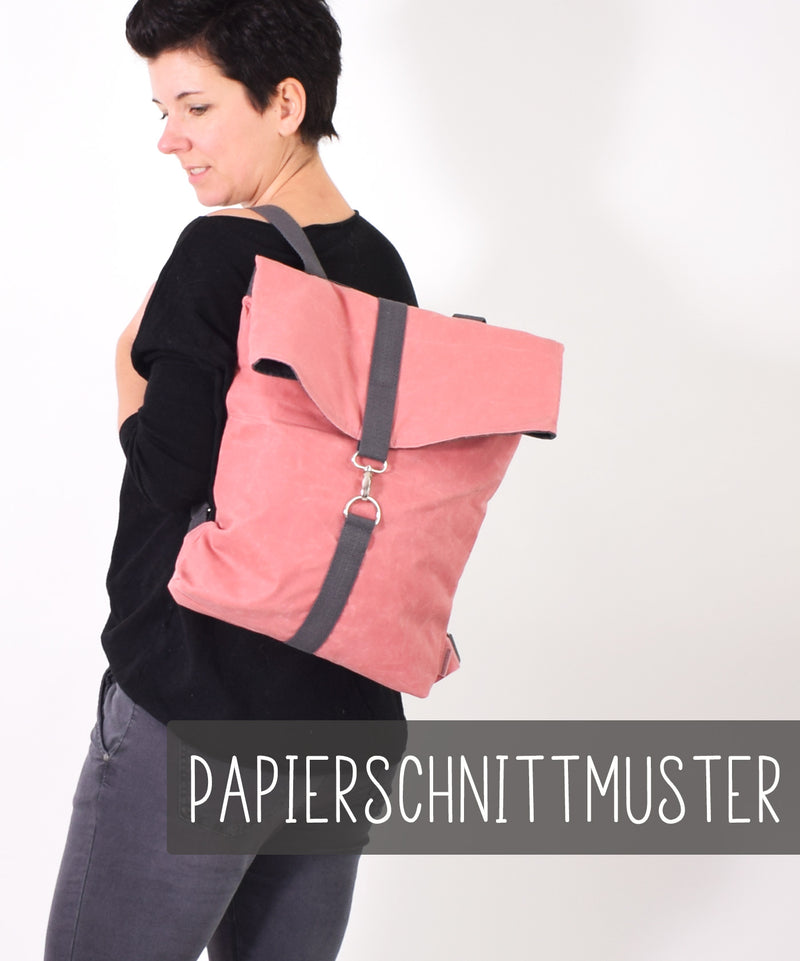 Papierschnittmuster Leni Pepunkt Messenger Rucksack