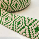 Veno Gurtband Ethno grün 38 mm